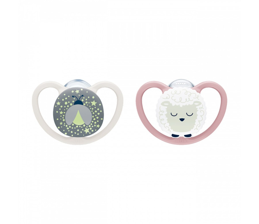 Dudlík NUK Perfect Match Air Night FIREFLY/SHEEP 0-6m 2ks box, Dle obrázku 0-6 m Dudlík NUK Perfect Match Air Night FIREFLY/SHEEP 0-6m 2ks box, Dle obrázku 0-6 m