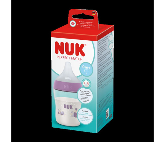 Kojenecká láhev NUK Perfect Match Temperature Control 150 ml Sheep