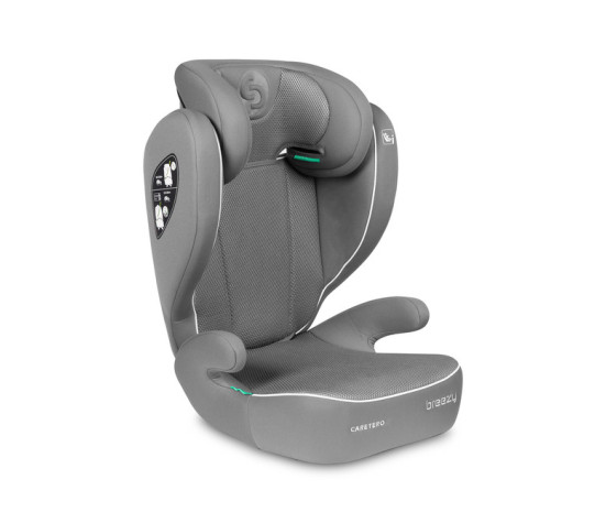 Dětská autosedačka Breezy 2 v 1, 100–150 cm, šedá