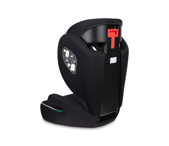 Dětská autosedačka Breezy 2 v 1, 100–150 cm, černá