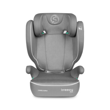 Dětská autosedačka Breezy 2v1 s isofixem, 100-150cm, šedá