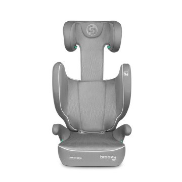 Dětská autosedačka Breezy 2v1 s isofixem, 100-150cm, šedá
