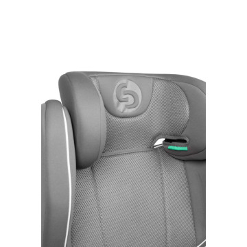 Dětská autosedačka Breezy 2v1 s isofixem, 100-150cm, šedá