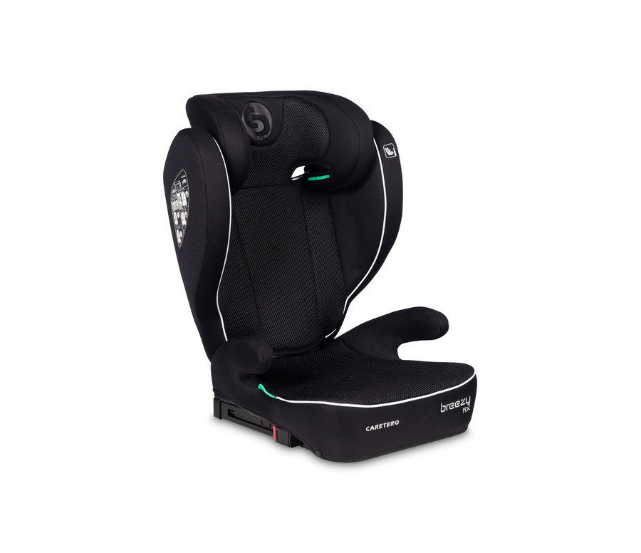 Dětská autosedačka Breezy 2v1 s isofixem, 100-150cm, černá