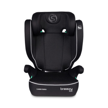 Dětská autosedačka Breezy 2v1 s isofixem, 100-150cm, černá