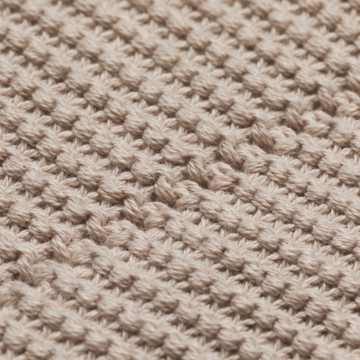 Fillikid Pletená dětská deka Knit taupe