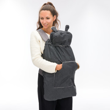 Fillikid Zateplený potah na nosítko coral fleece grey