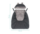 Fillikid Zateplený potah na nosítko coral fleece grey