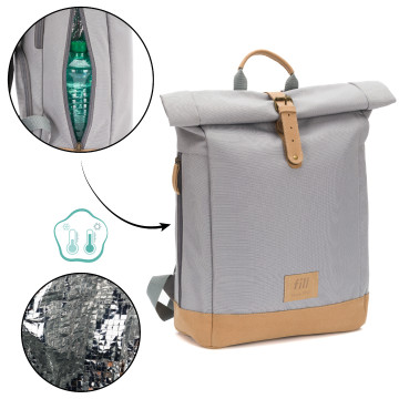 Fillikid Batoh na pleny Berlin stone grey