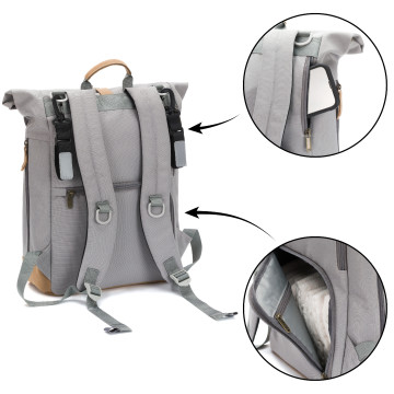 Fillikid Batoh na pleny Berlin stone grey