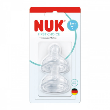 Savička First Choice Nuk M (3+m) 2 ks, Transparentní