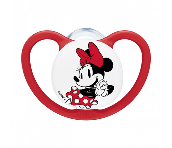 Dudlík NUK Perfect Match Air Disney Mickey Mouse 6-18 měsíců red
