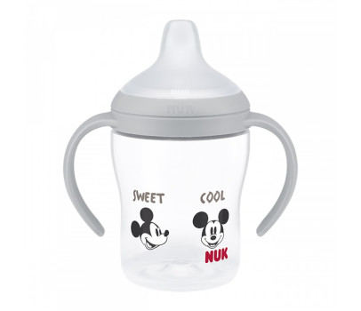 Kojenecká láhev NUK Perfect Match na učení DISNEY Minnie grey 150 ml