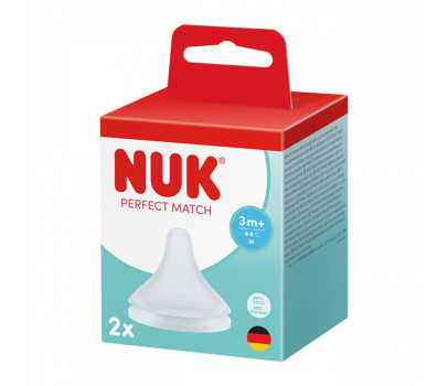 Savička Perfect Match Nuk M (3+) 2 ks