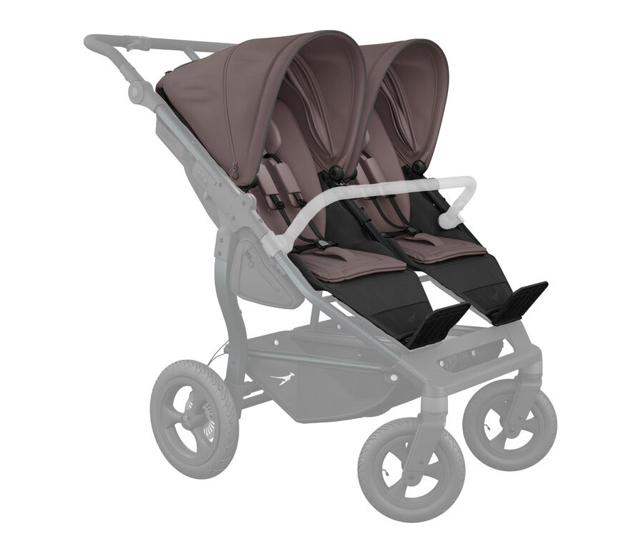 Tfk stroller seats duo brown