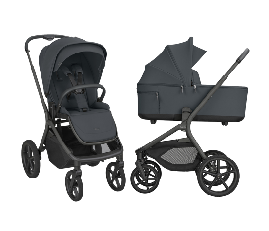 Kočárek 2v1 Goya Platinum Graphite