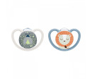 Dudlík NUK Perfect Match Air Night FIREFLY/LION 6-18m 2ks box