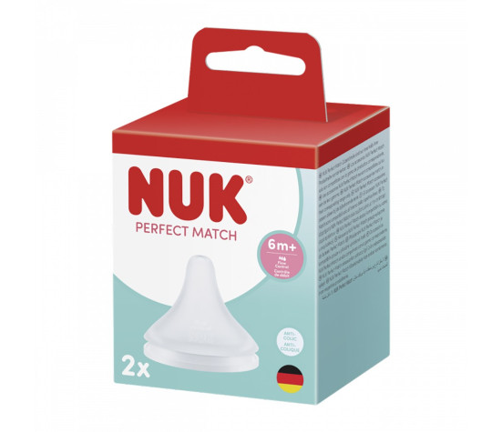 Savička Perfect Match Nuk Flow Control (6+) 2 ks