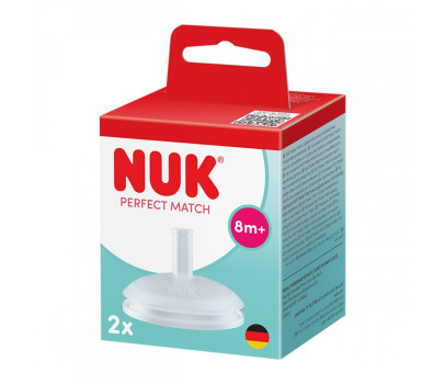 Silikonové náhradní brčko NUK Perfect Match 2ks
