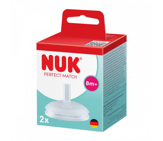 Silikonové náhradní brčko NUK Perfect Match 2ks