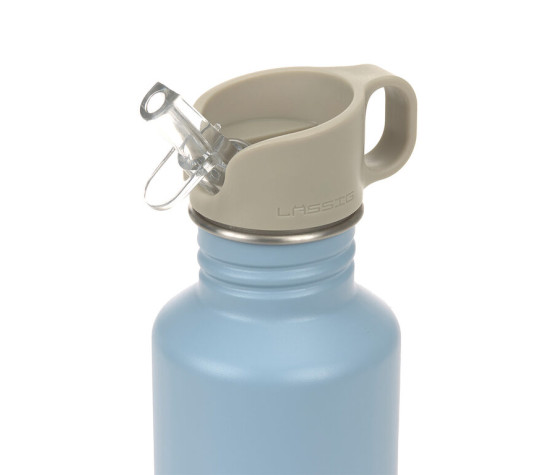 LÄSSIG Bottle Stainless Steel Pattern Party blue/green