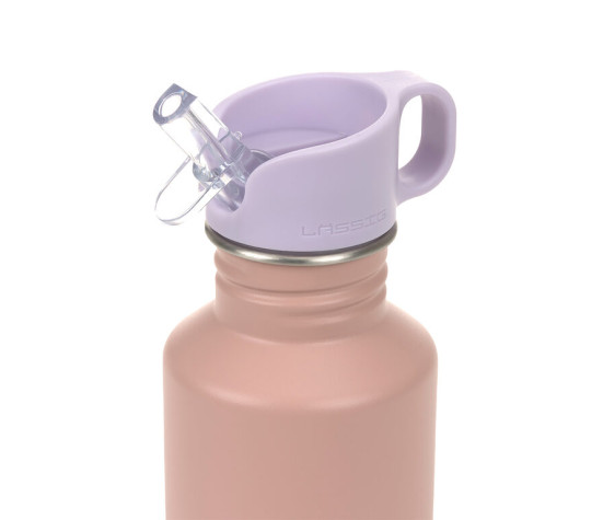 LÄSSIG Bottle Stainless Steel Pattern Party rose/lilac