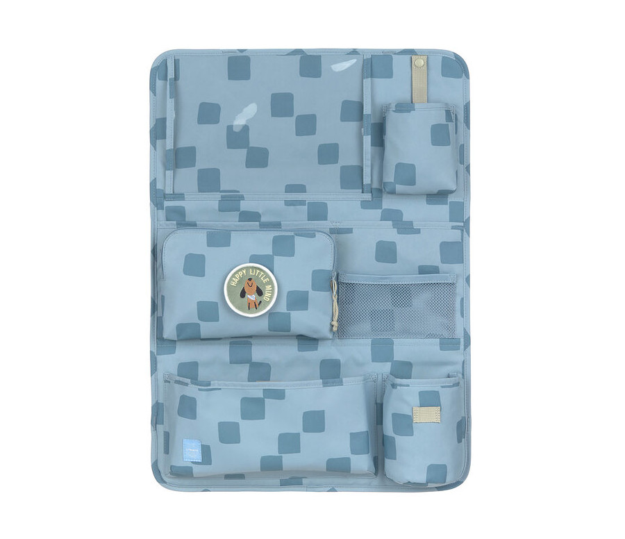 LÄSSIG Car Wrap-to-Go Pattern Party blue