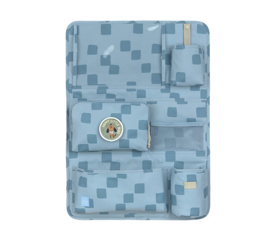 LÄSSIG Car Wrap-to-Go Pattern Party blue