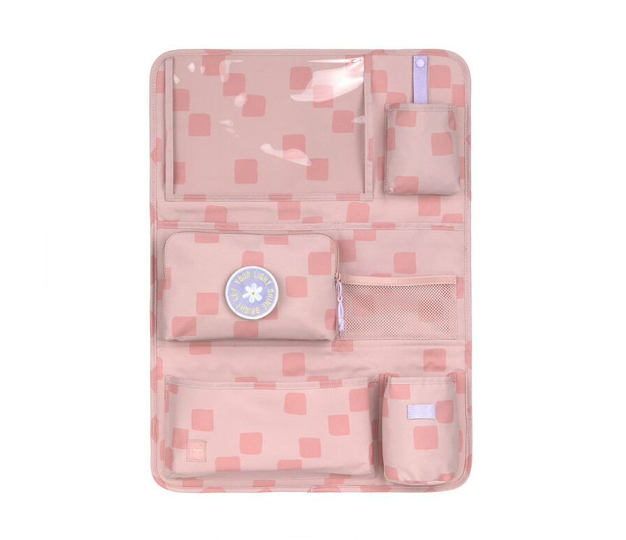 LÄSSIG Car Wrap-to-Go Pattern Party rose