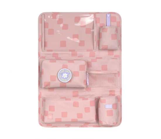 LÄSSIG Car Wrap-to-Go Pattern Party rose