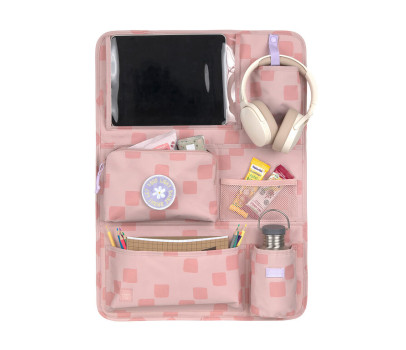 LÄSSIG Car Wrap-to-Go Pattern Party rose