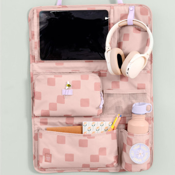 LÄSSIG Car Wrap-to-Go Pattern Party rose