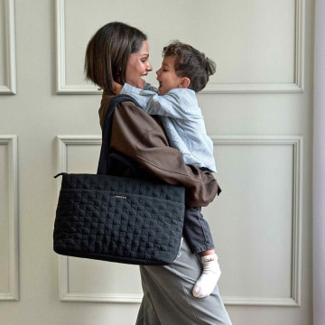 LÄSSIG Liva Shoulder Bag Quilted black