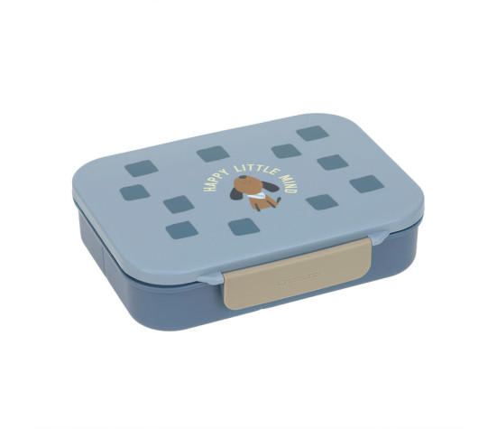 LÄSSIG Lunchbox Bento Pattern Party blue/green