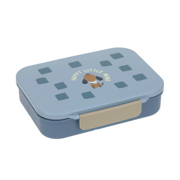 LÄSSIG Lunchbox Bento Pattern Party blue/green