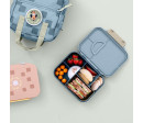 LÄSSIG Lunchbox Bento Pattern Party blue/green