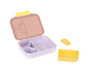 LÄSSIG Lunchbox Bento Pattern Party rose/lilac