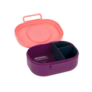 LÄSSIG Lunchbox Snack & Style Unique berry/pink