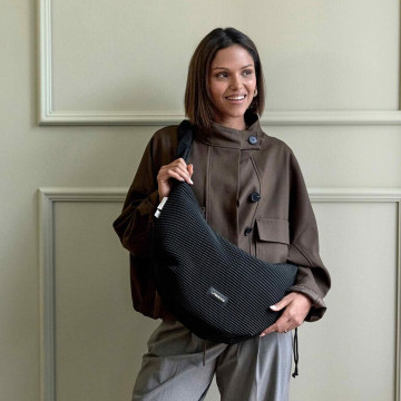 Lunua Bum Bag Up Nubbed black