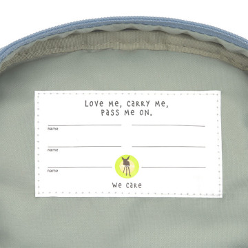 LÄSSIG Mini Backpack Pattern Party blue