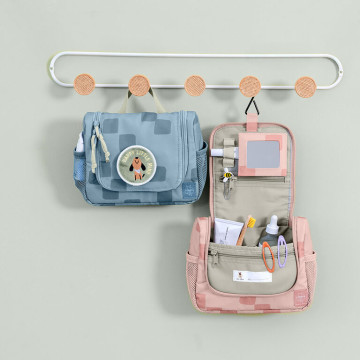LÄSSIG Mini Washbag Pattern Party rose