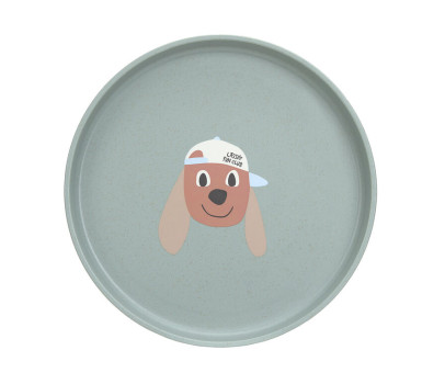 LÄSSIG Plate PP/Cellulose Tiny Team dog