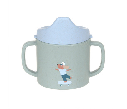 LÄSSIG Sippy Cup PP/Cellulose Tiny Team dog