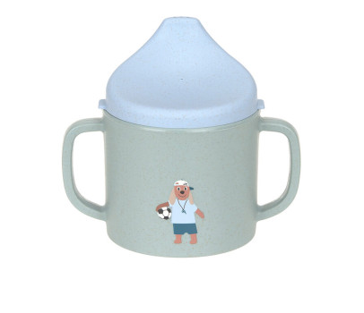 LÄSSIG Sippy Cup PP/Cellulose Tiny Team dog