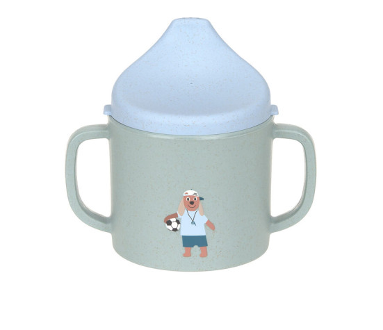 LÄSSIG Sippy Cup PP/Cellulose Tiny Team dog