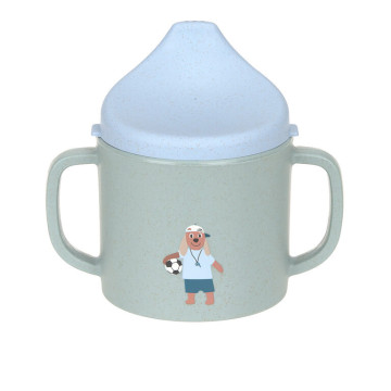 LÄSSIG Sippy Cup PP/Cellulose Tiny Team dog