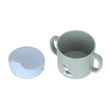 LÄSSIG Sippy Cup PP/Cellulose Tiny Team dog
