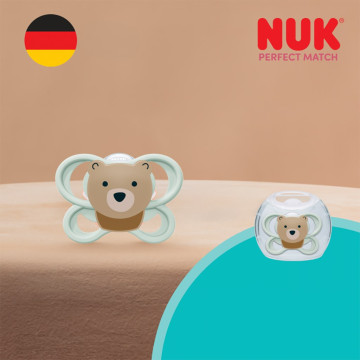 Dudlík NUK Perfect Match Air BEAR 0-6m 1ks box, Dle obrázku 0-6 m