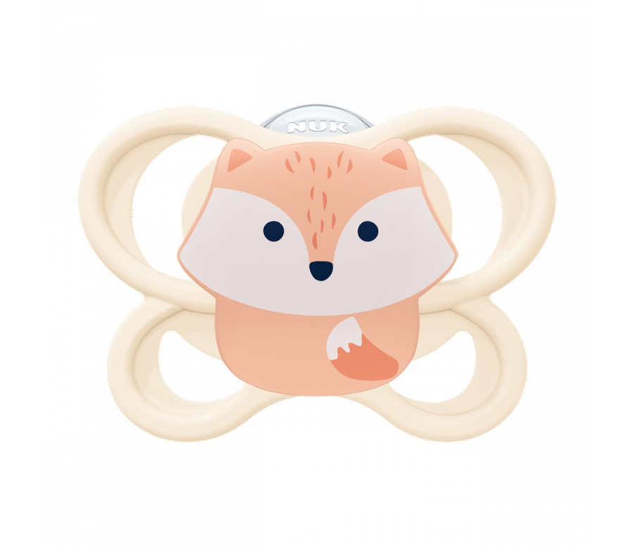 Dudlík NUK Perfect Match Air FOX 0-6m 1ks box, Dle obrázku 0-6 m Dudlík NUK Perfect Match Air FOX 0-6m 1ks box, Dle obrázku 0-6 m