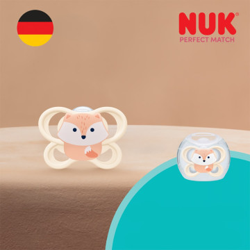 Dudlík NUK Perfect Match Air FOX 0-6m 1ks box, Dle obrázku 0-6 m